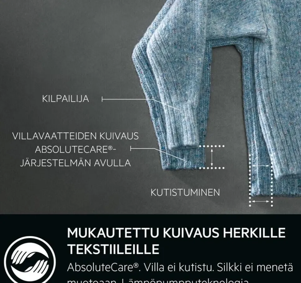 Aeg kuivausrumpu TR832J84F 8 kg kondensoiva