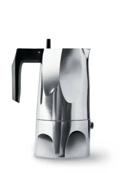 Alessi Ossidiana espressopannu 3 kuppia alumini