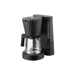 Alessi Plisse kahvinkeitin 10 kuppia/1,5 L musta