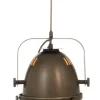 Aneta Lighting kattovalaisin Alaska antiikkipuu/harmaa rauta