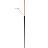 Aneta Lighting lattiavalaisin Cadiz upplight musta/mattamessinki LED