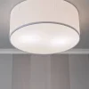 Aneta Lighting plafondi Bendir ø 38 valkoinen rypytetty