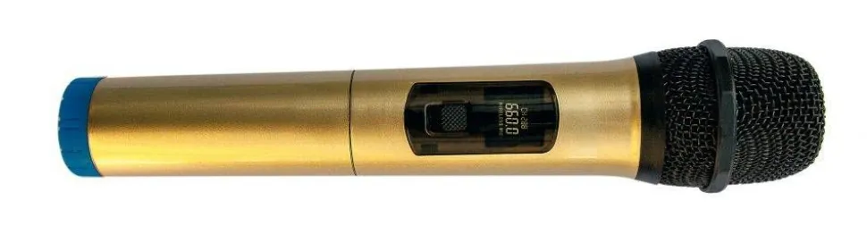 AudioDesignPRO kannettava akkukäyttöinen 15" aktiivikaiutin & 2 mikrofonia