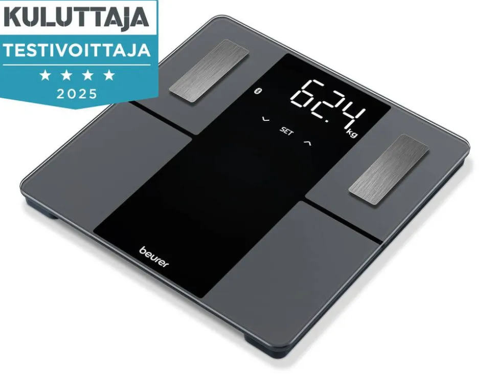 Beurer diagnostiikkavaaka BF500 Super Black Edition bluetoot