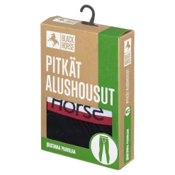 Black Horse pitkät puuvilla-alushousut I147