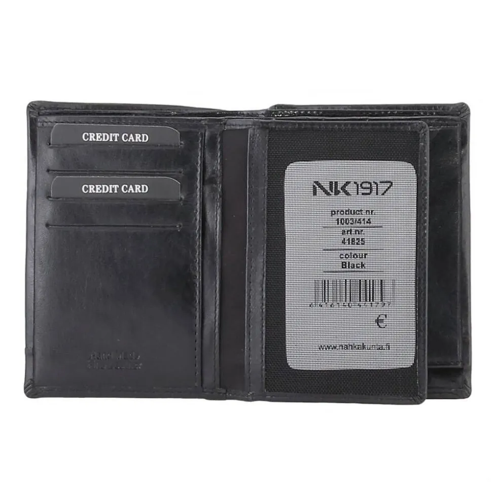 BLC nahkalompakko NK1917 1003/414 Musta