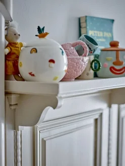Bloomingville Mini purkki Agnes kannella valkoinen
