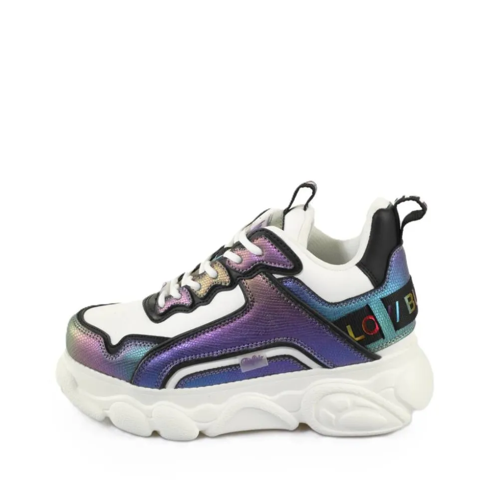 Buffalo sneakerit CLD Chai White Black Rainbow