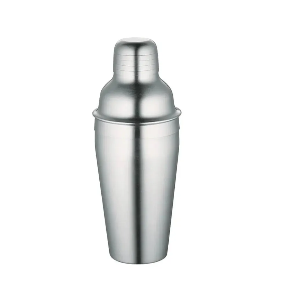 Cilio shaker 0,5 l 3-osainen teräs matta