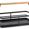 Create Home sankakori metalli/puu 31 cm musta