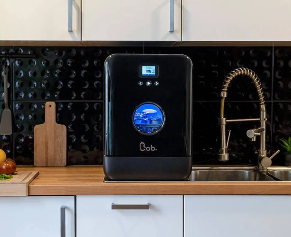 Daan Tech pöytäastianpesukone Bob musta kiilto