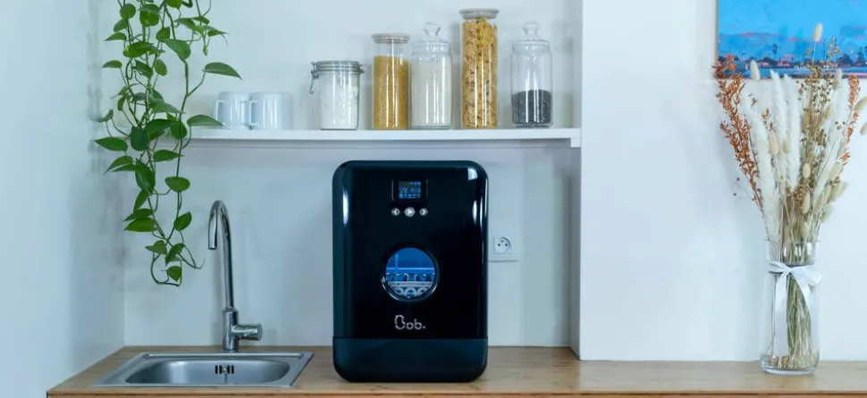 Daan Tech pöytäastianpesukone Bob musta kiilto