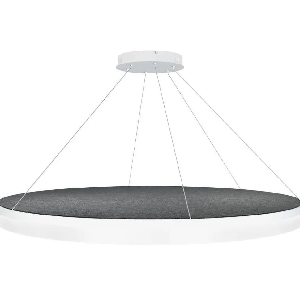 Design by Grönlund Acoustic Circulo 120 kattovalaisin tummanharmaa 3000K