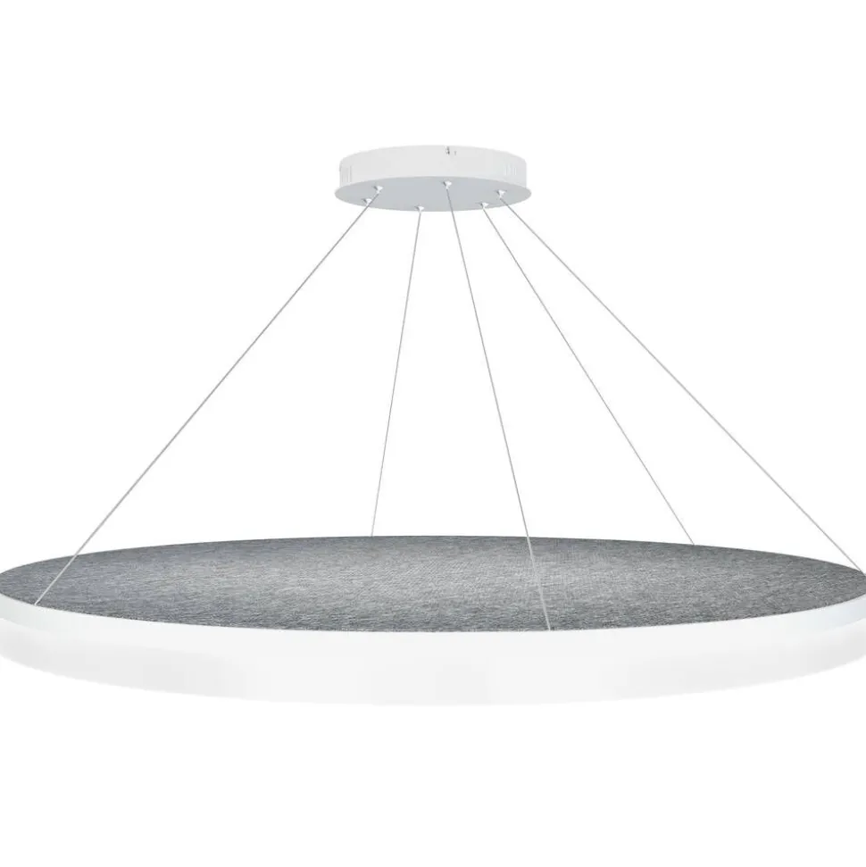 Design by Grönlund Acoustic Circulo 120 kattovalaisin vaaleanharmaa 3000K