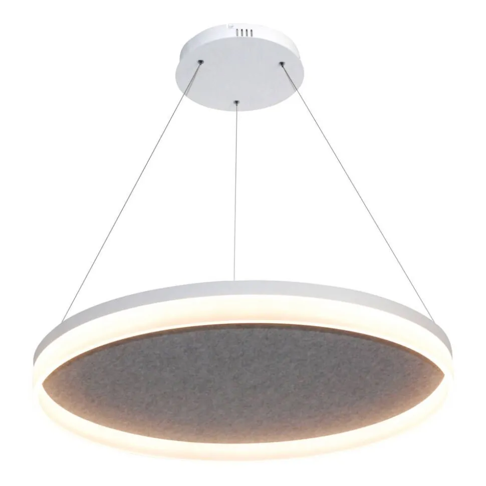 Design by Grönlund Acoustic Circulo 80 kattovalaisin vaaleanharmaa 4000K