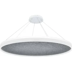 Design by Grönlund Acoustic Circulo 120 kattovalaisin vaaleanharmaa 4000K