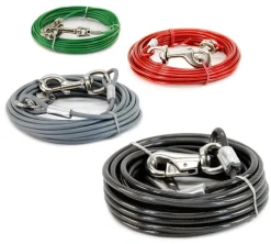 Dog TIE-OUT Cable -kiinnitysvaijeri > 27kg / 9m