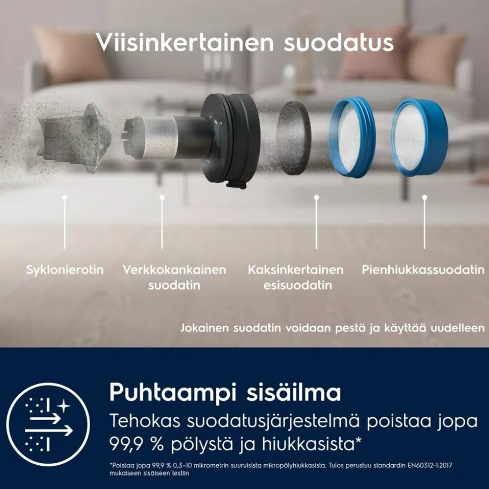 Electrolux varsi-imuri Animal 700 EP71AB14UG harmaa