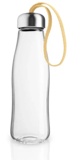 Eva Solo juomapullo lasia 0,5 L keltainen