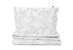 Familon Norppa Organic lasten pl+tl setti mustavalk 120x160/40x60