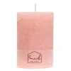 Fanni K Home pöytäkynttilä Rustiikki 10x15 cm koralli