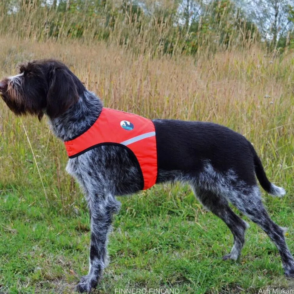 Finnero Ukko Signal Vest Metsästysliivi punainen/keltainen XS