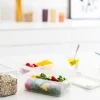 Gastromax Tiiviörasia 1 L läpinäkyvä/valkoinen