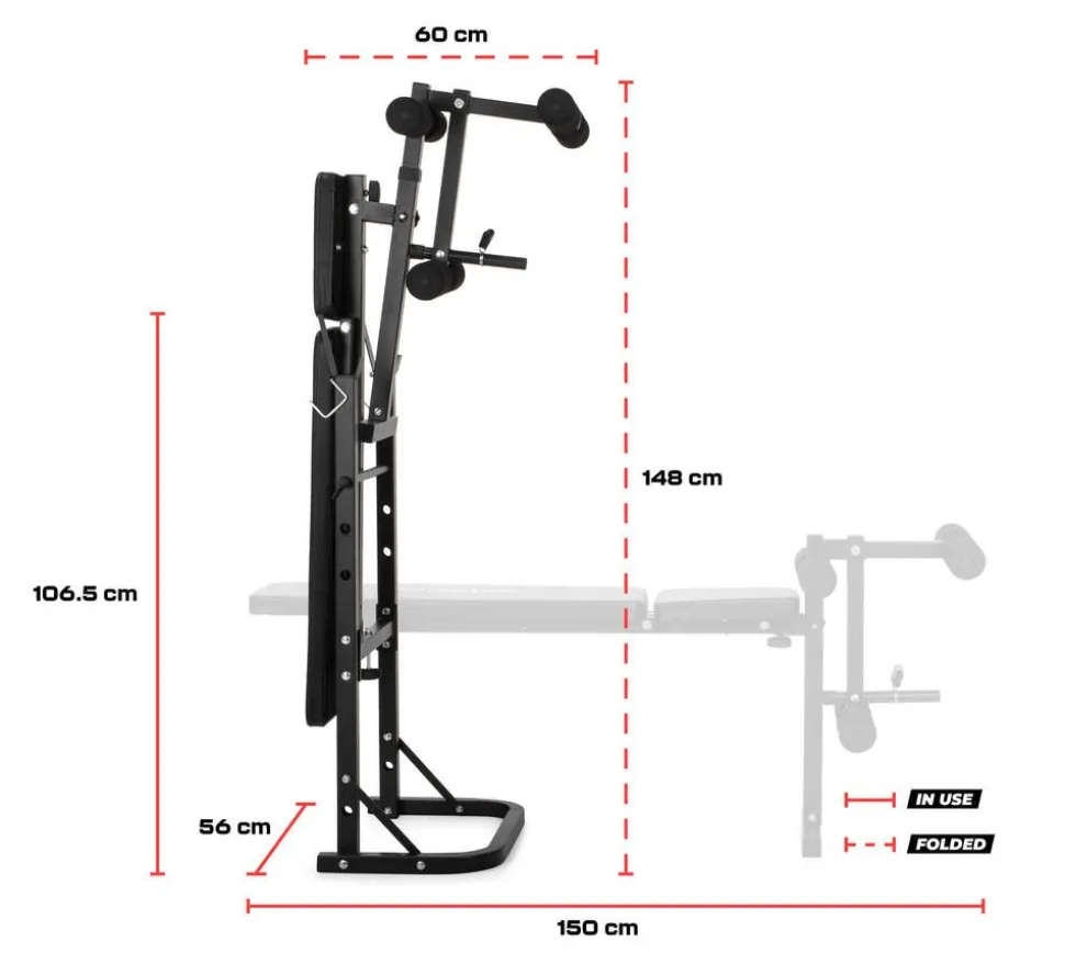 Gymstick painonnostopenkki & painosarja 40 kg
