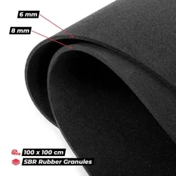 Gymstick palamatto Pro Rubber 100 x 100 x 0,6 cm
