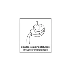 Heat plafondi Spots Easy Mount 40 cm valkoinen