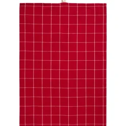 IB Laursen keittiöpyyhe Silja 50x70 cm punainen ruutukuvio