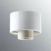Ifö Electric posliinikanta suora, valkoinen, kierre 84,5 mm