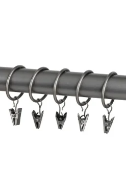 Ihanin verhorenkaat nipistimellä 25/32 mm antrasiitti