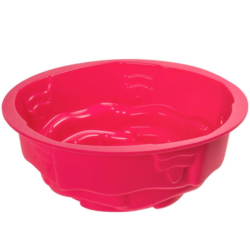 Iloleipuri ruusuvuoka 23 cm silikonia pinkki