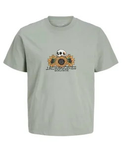 Jack Jones Plus t-paita Jorcatskills Skull