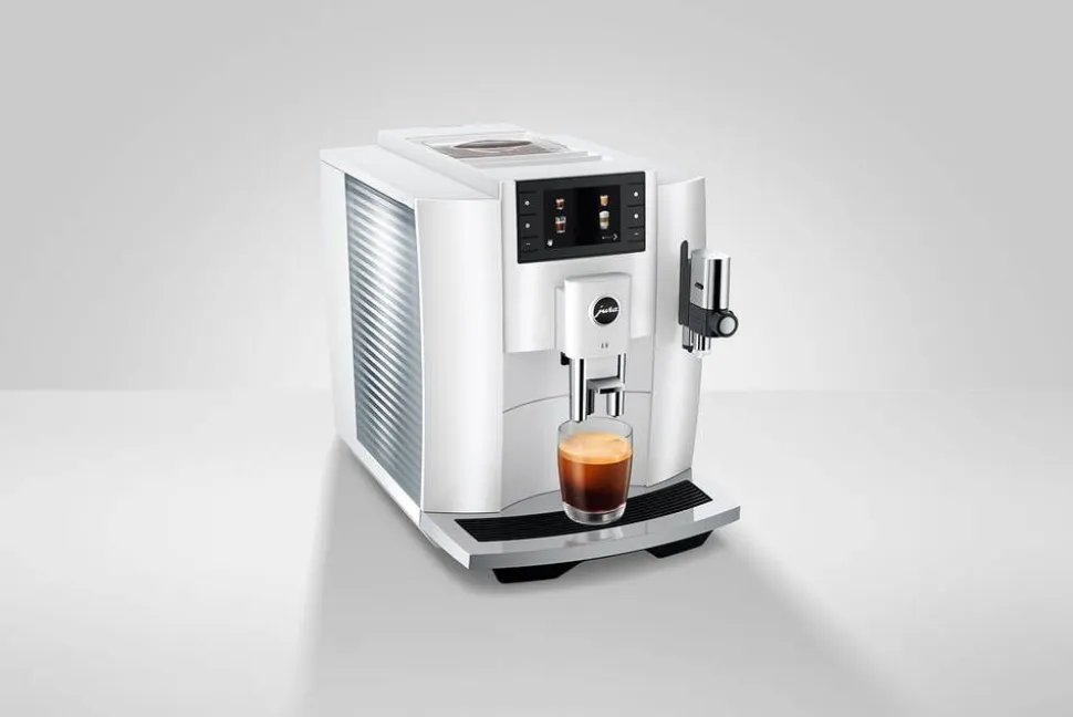 Jura kahviautomaatti E8 Piano White (EC)