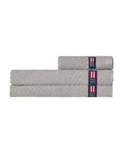 Lexington pyyhe 70x130 cm herringbone harmaa