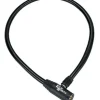 Locksmith vaijerilukko Newsnake 600x8 mm musta