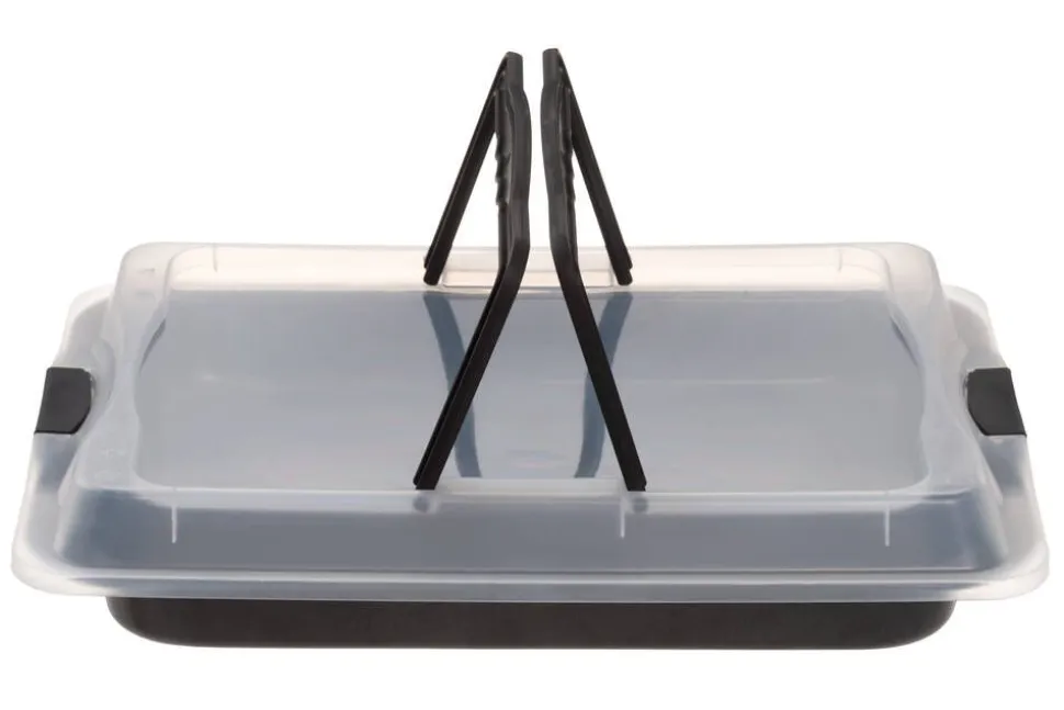 Maku Bake&Carry piirakkavuoka + kansi 3,45 L 42x30x4,5 cm mu