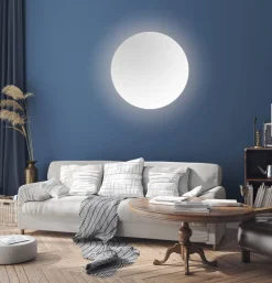 Mirrors and More peili Franzi Ø60 cm LED-valolla