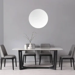 Mirrors and More peili Franzi Ø60 cm LED-valolla