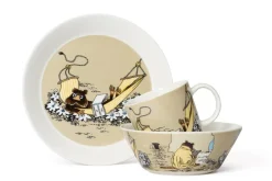 Moomin Arabia lautanen Ø 19 cm Piisamirotta luolassa