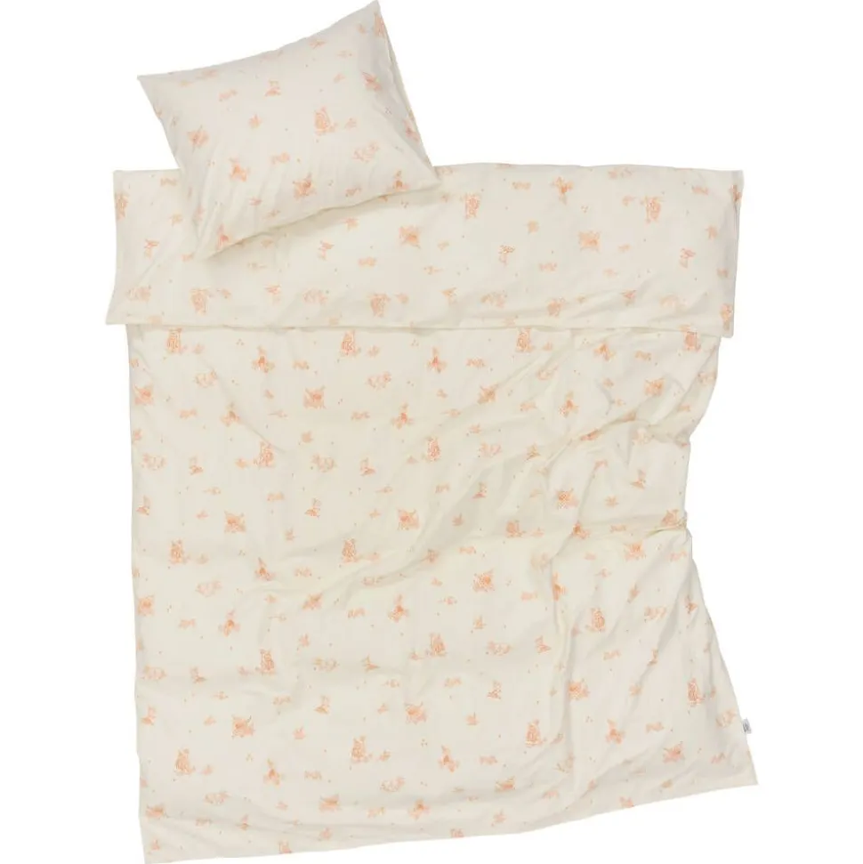 Moomin Arabia pussilakanasetti 150x210 cm Pikku Myy beige