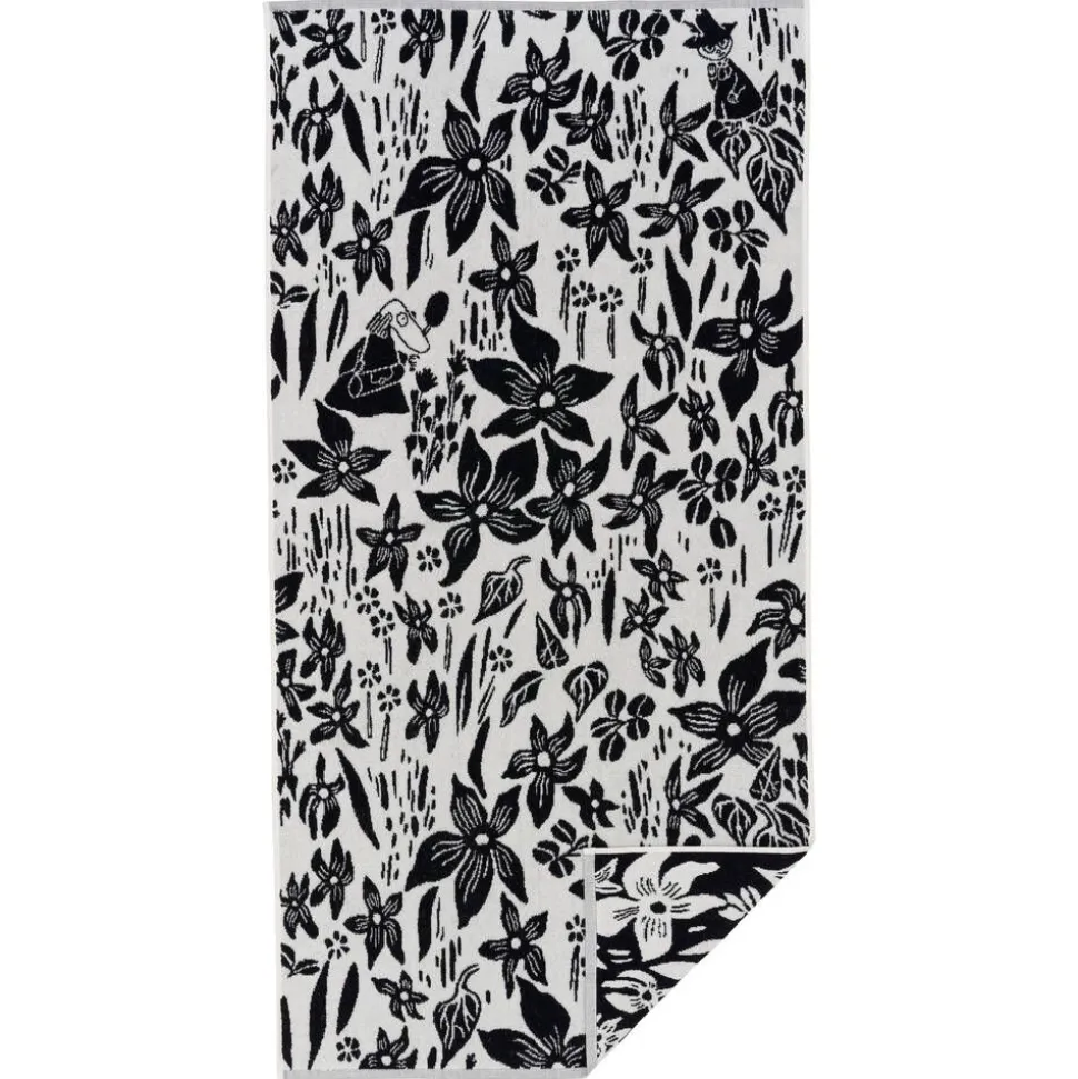 Moomin Arabia pyyhe 70x140 cm Lilja musta