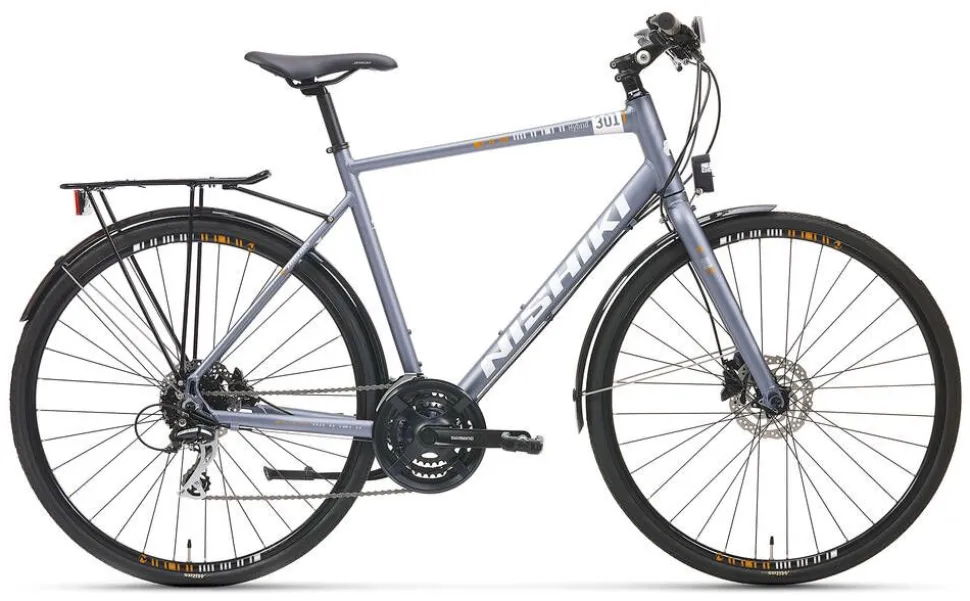 Nishiki hybridipyörä 301 28'' 24v 51 mattaharmaa