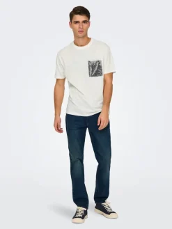 Only & Sons t-paita Onsperry Life Reg Leaf