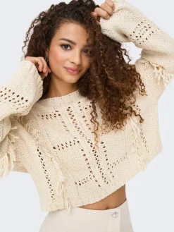 Only neule Onlyrsa Life LS Fringe