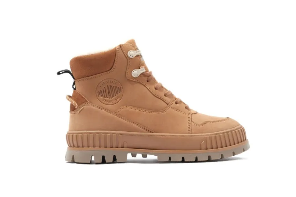 Palladium nilkkurit Pallashock Zip Warm WP Dear Brown