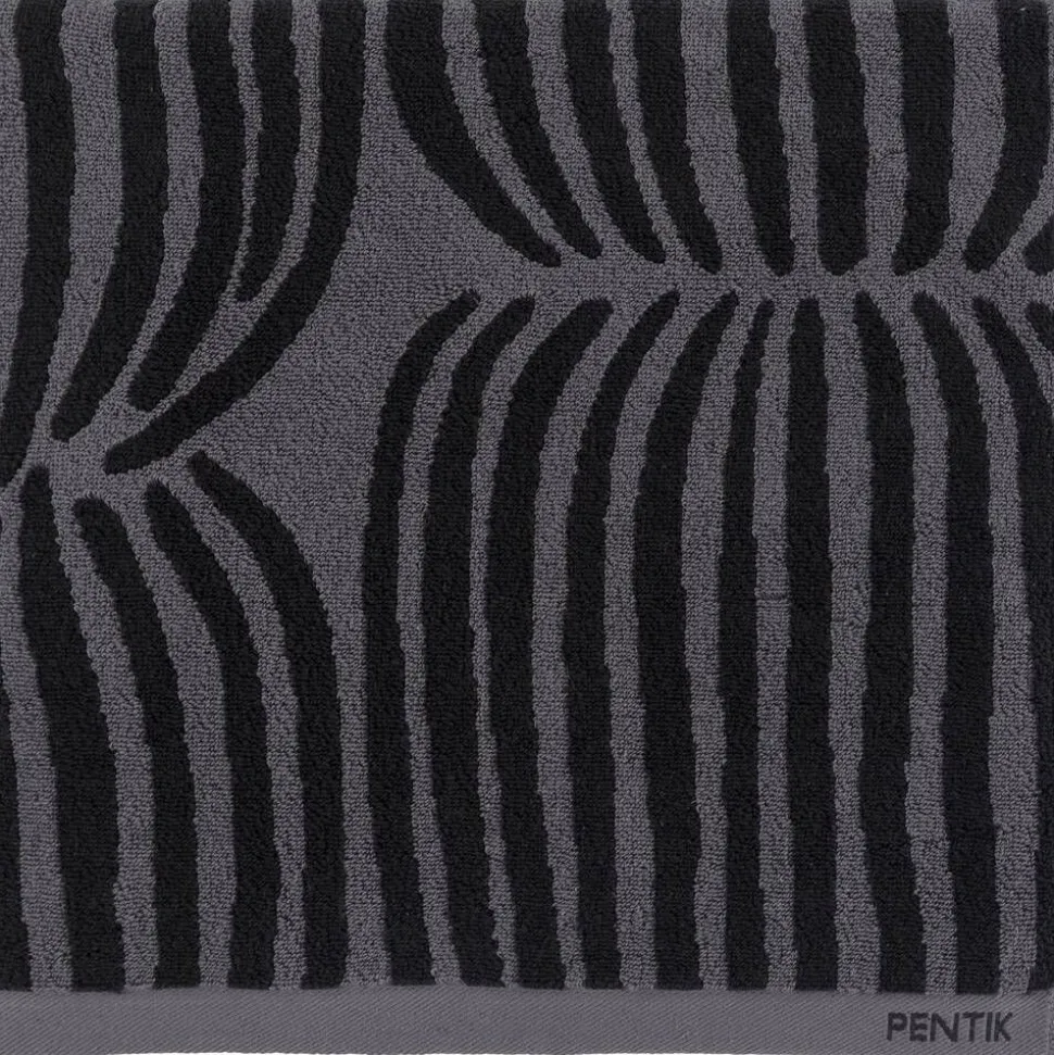 Pentik Vilja kylpypyyhe musta 70x150 cm
