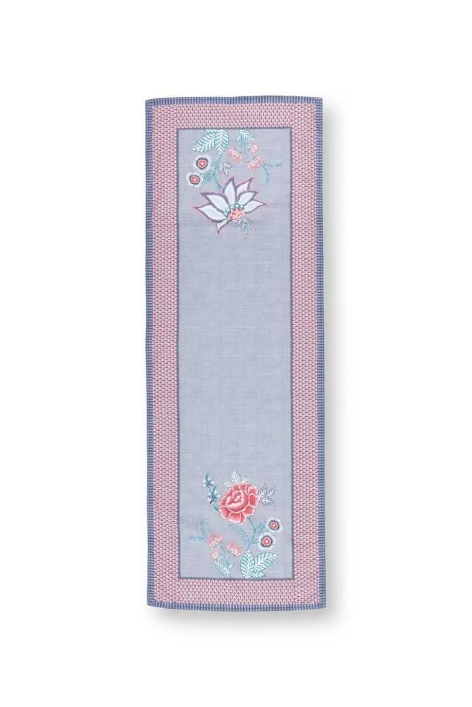 Pip Studio kaitaliina Flower Festival 50x150 cm Blue